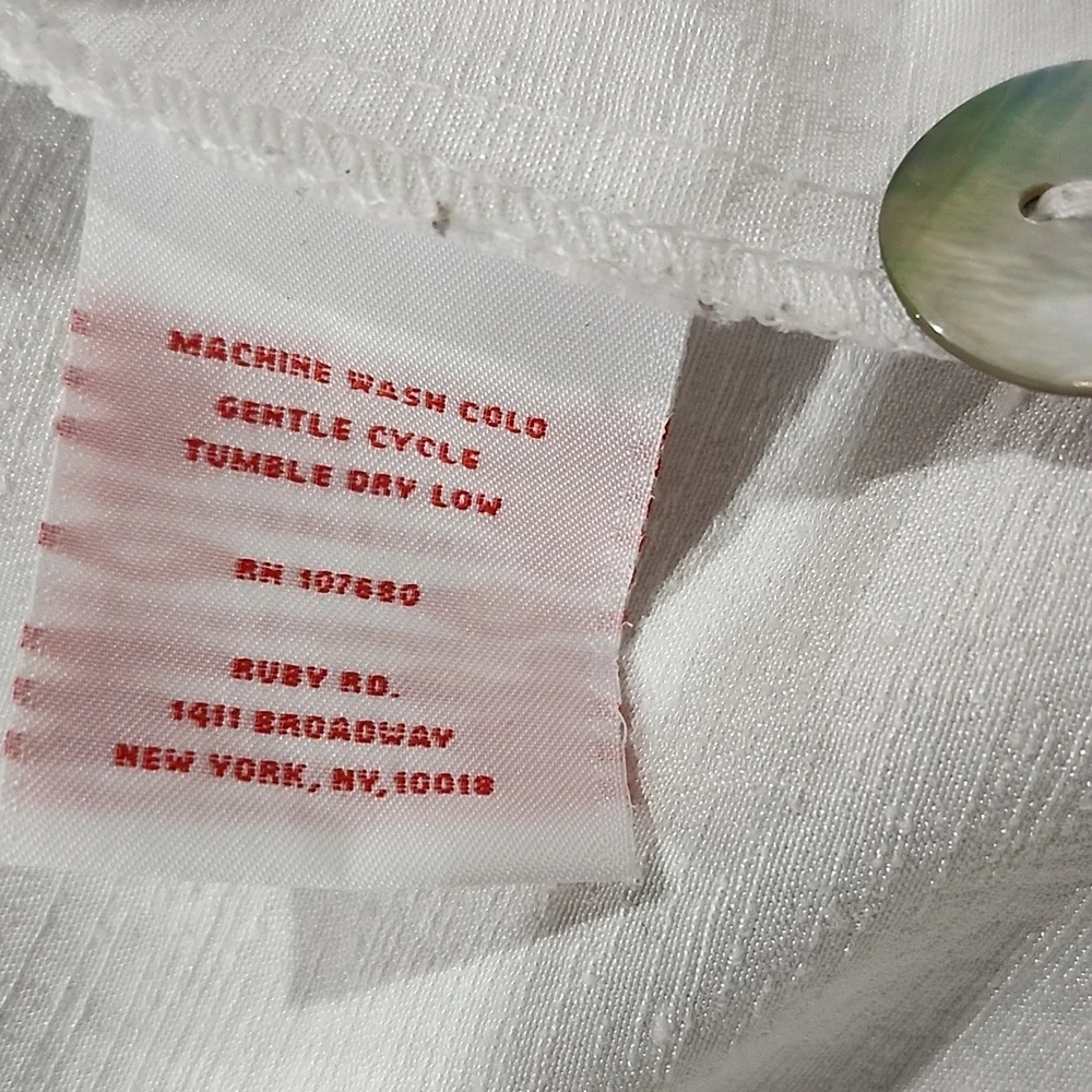 Ruby Rd. White Button-Up Jacket - Picture 11 of 11